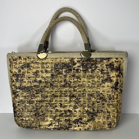 ITALY Made Woven Vintage Purse - Picture 11 of 11